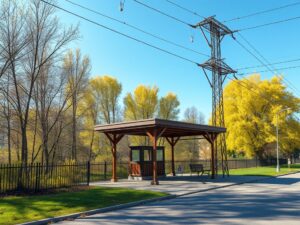 Организация места для зарядки электромобиля