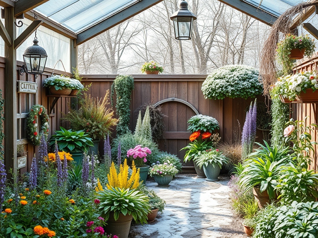 Зимний сад: отопление и полив